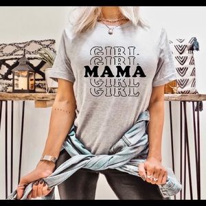 Girl mama graphic t shirt